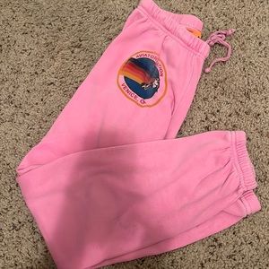 Aviator Nation Pink sweatpants